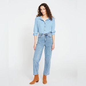 NWT Universal Standard Weekend Jeans, Distressed Wash Indigo, size 16